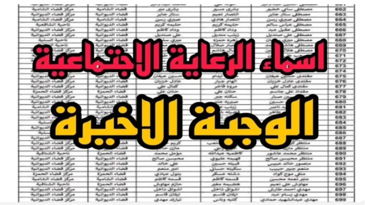 وزارة العمل تعلن عن خطوات الاستعلام عن أسماء المقبولين في الوجبة الأخيرة بالعراق 2024