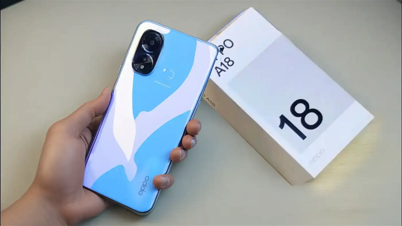 هاتف اوبو الرخيص.. مواصفات Oppo A18 تصميم أنيق وبطارية 5000 مللي تصوير رائع