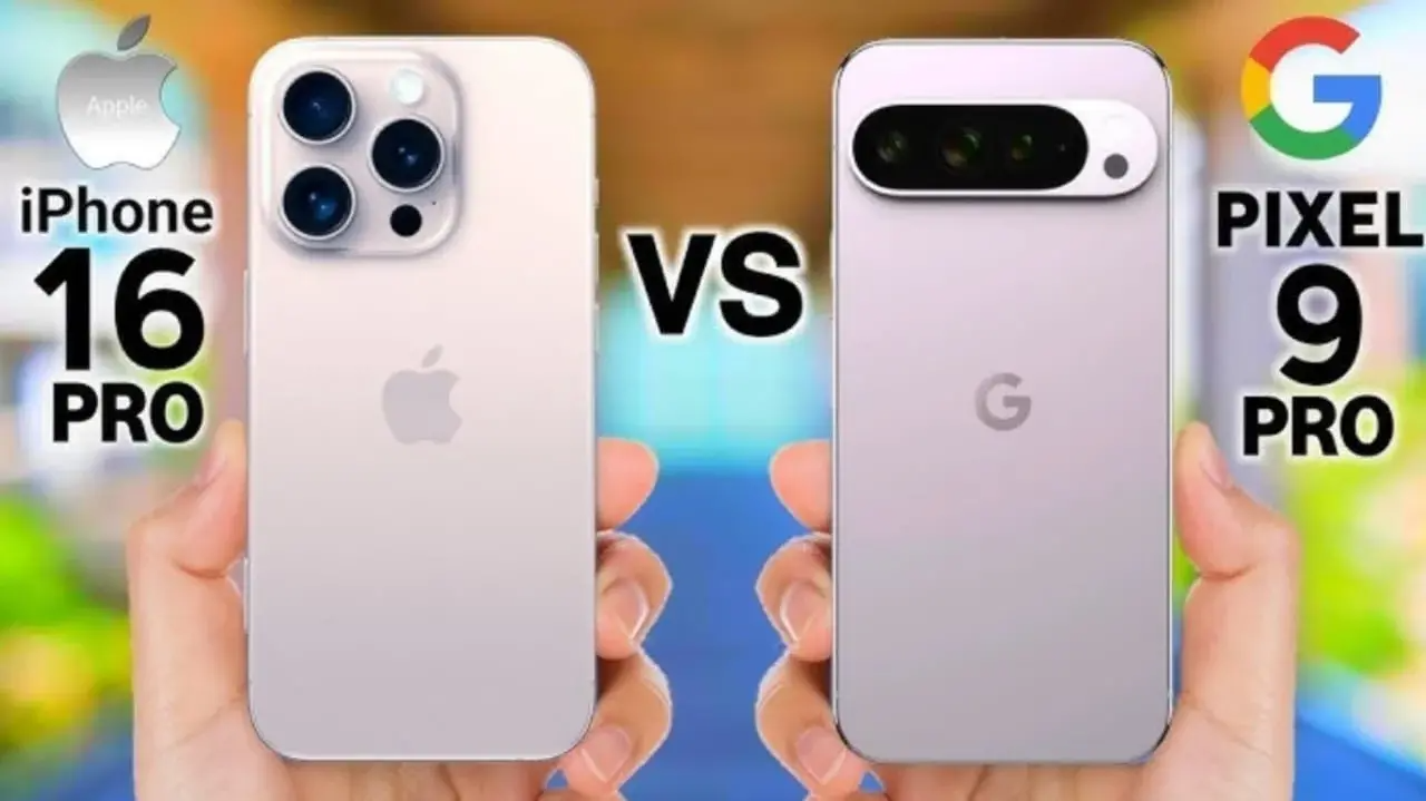 تشتري مين فيهم !! منافسة شديدة .. مقارنة تفصيلية بين هاتفي جوجل Pixel 9 و iPhone 16