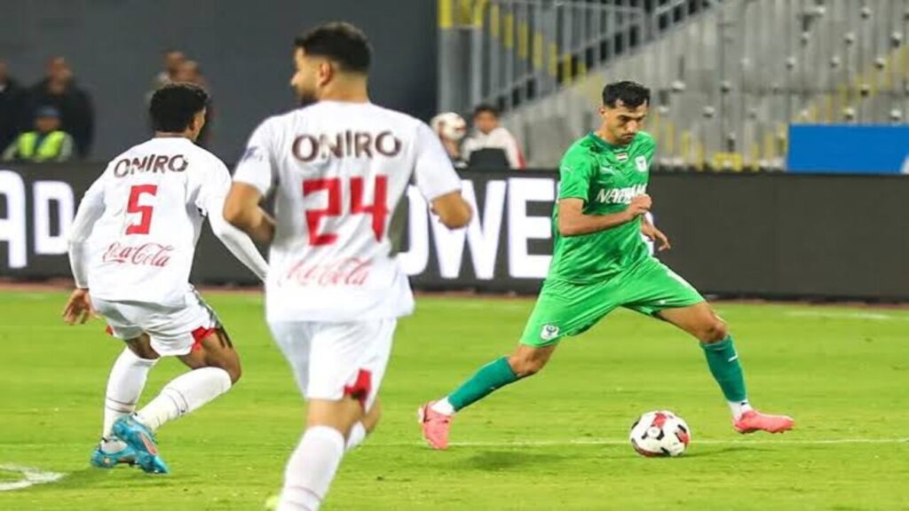 مباراة الزمالك والمصري