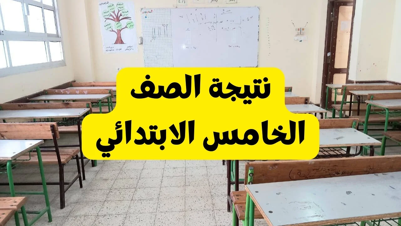 رابــط نتيجتك هُنـا “…الاستعلام عن نتيجة الصف الخامس الابتدائي برقم الجلوس 2025 الترم الأول جميــع المحـافظــات