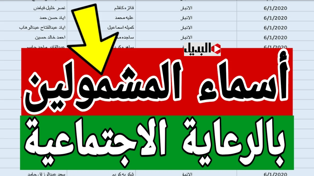 الوجبـة السـابعة :: رابـط الاستعلام عن اسماء الرعاية الاجتماعية الوجبة الاخيرة عبر منصة مظلتي spa.gov.iq حال اعلانها