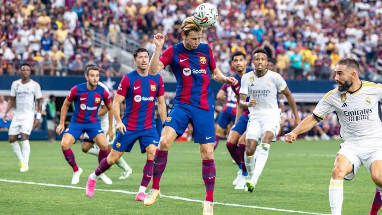 [4 – 3] barcelona vs real madrid ملخص مباراه برشلونه وريال مدريد في الدوري الاسباني.. كلاسيكــو الأرض