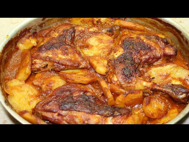  طريقة عمل صينية البطاطس بالفراخ في الفرن بتتبيلة لذيذة وطعم بيتي لا يقاوم زي المطاعم