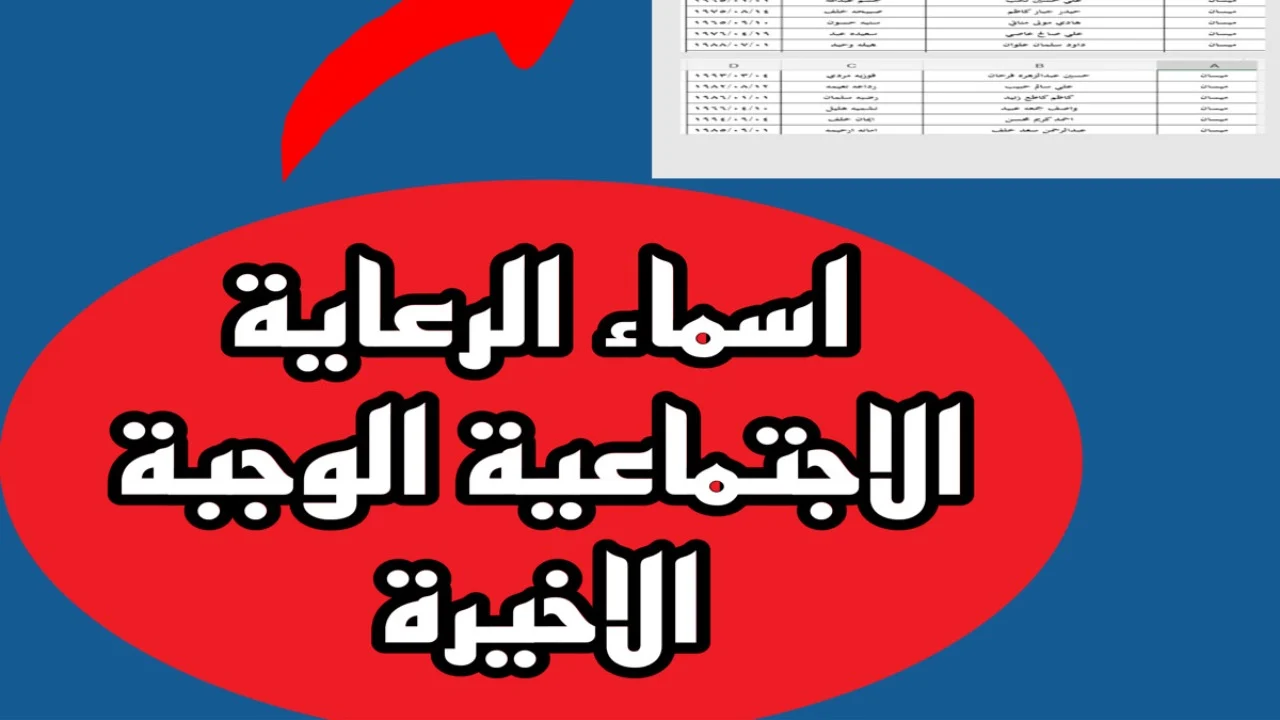 عبر مظلتي.. طريقة الإستعلام عن أسماء الرعاية الإجتماعية بالعراق الوجبة الأخيرة 2025.. شوف اسمك فيهم ولا لاء!!
