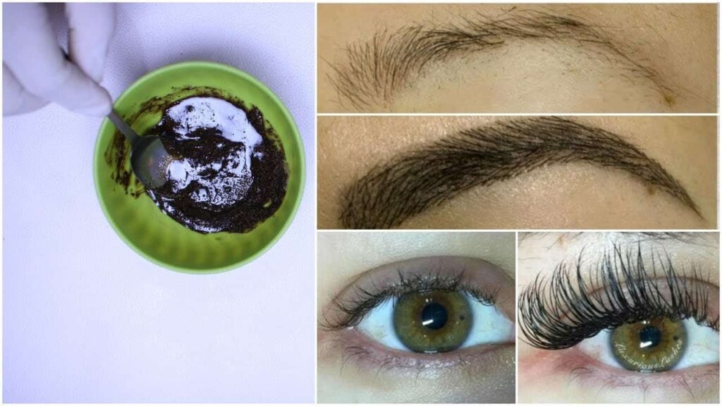 وصفة لتكثيف الحواجب والرموش