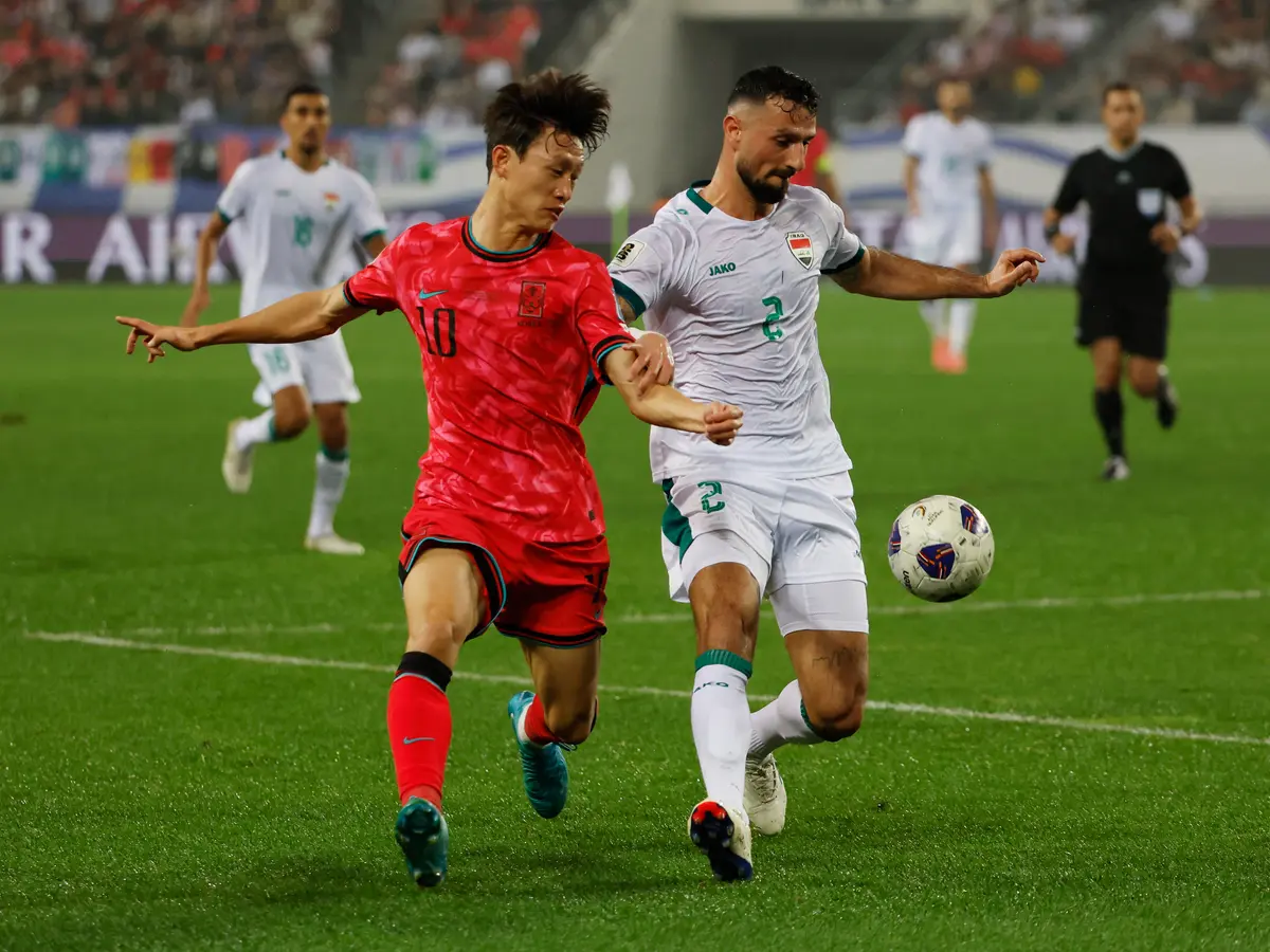 مواجهة قوية لأسود الرافدين.. موعد مباراة العراق وكوريا الجنوبية والقنوات الناقلة في تصفيات كأس العالم