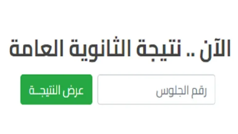 الآن.. استعلم عن نتيجة الثانوية العامة 2025 فور ظهورها