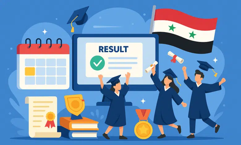 نتائج التاسع سوريا 2025 حسب الإسم فقط على الموقع الرسمي