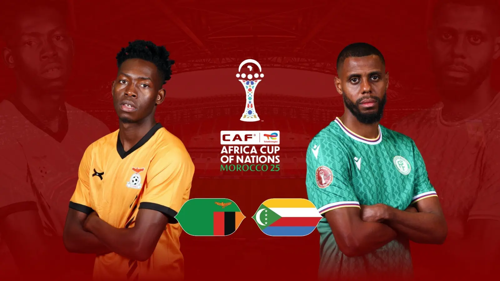 “Zambia vs Comoros” قنـاة تنقـل مباراة زامبيا ضد جزر القمركاس امم افريقيا 2025 مـاتش نـاري